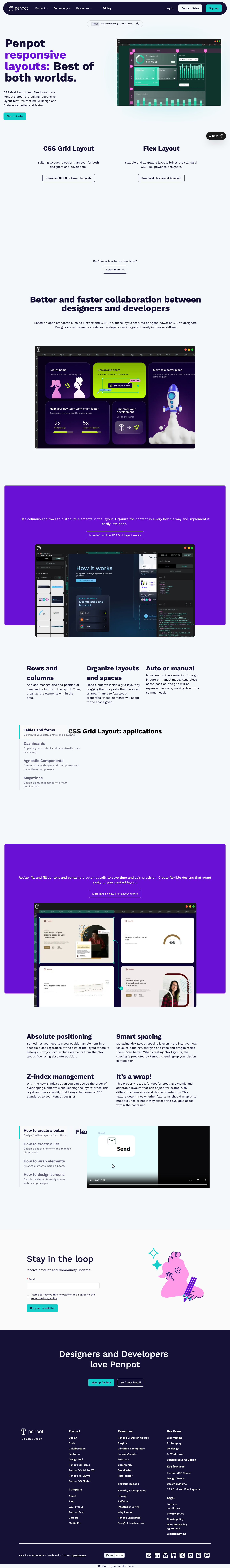 Penpot - full page scroll
