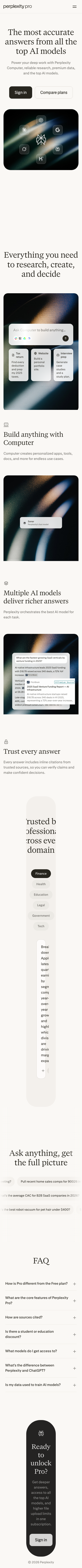 Perplexity - mobile full page