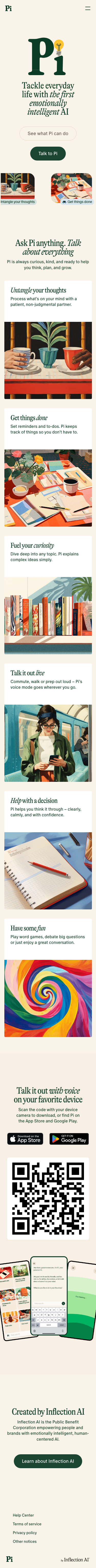 Pi - mobile full page