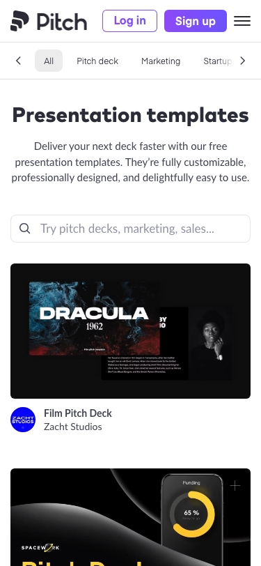 Pitch - mobile