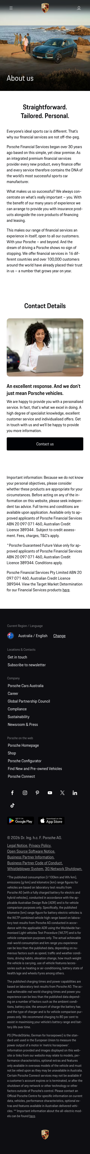 Porsche - mobile full page