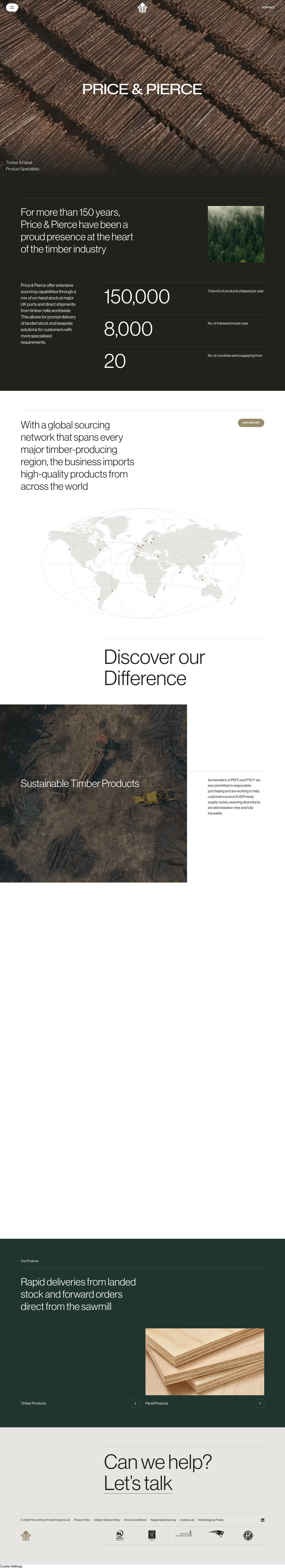 Timber, Plywood & Panel Products | Leading Importer & Supplier - full page scroll