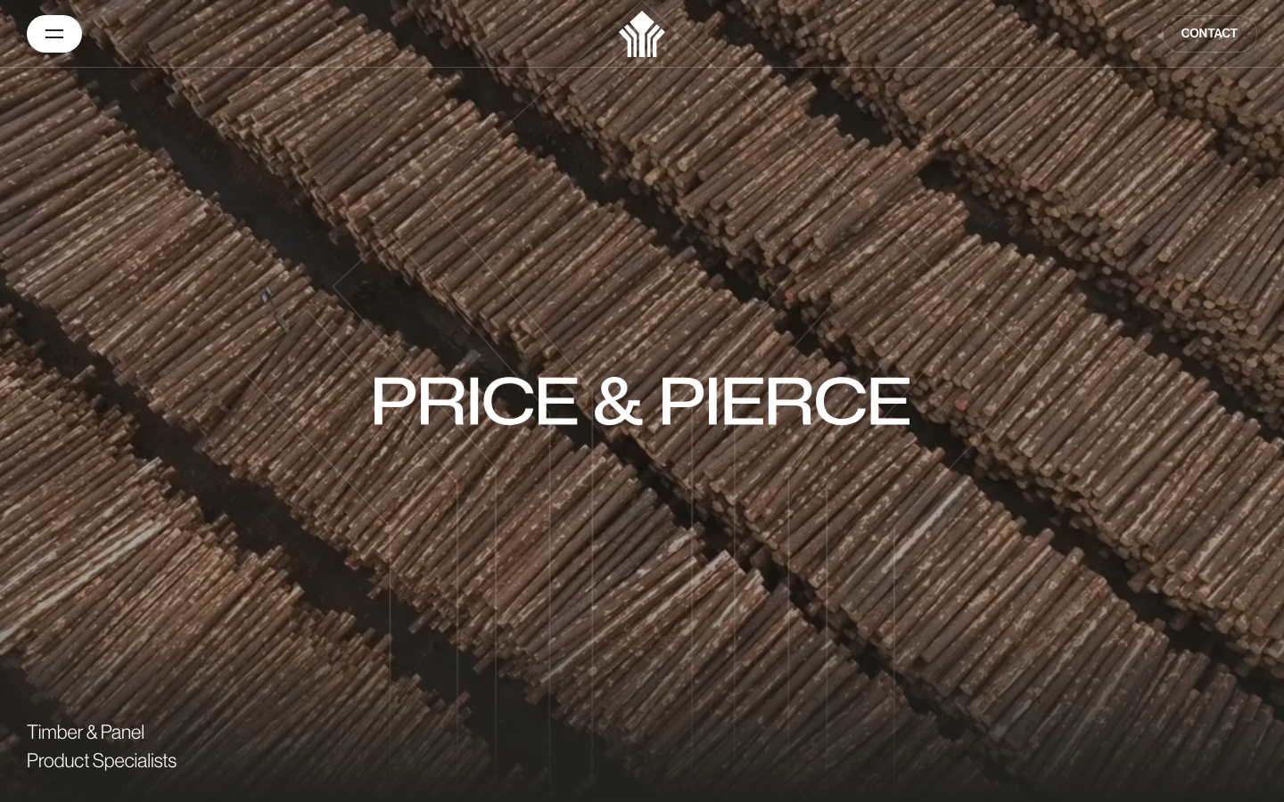 Price & Pierce Forest Products are a leading UK distributor of high-quality timber, plywood & panel products, with 150 years of expertise. · minimalism, swiss, editorial, portfolio, developer-tools, creator, hero-fullbleed, logo-cloud
