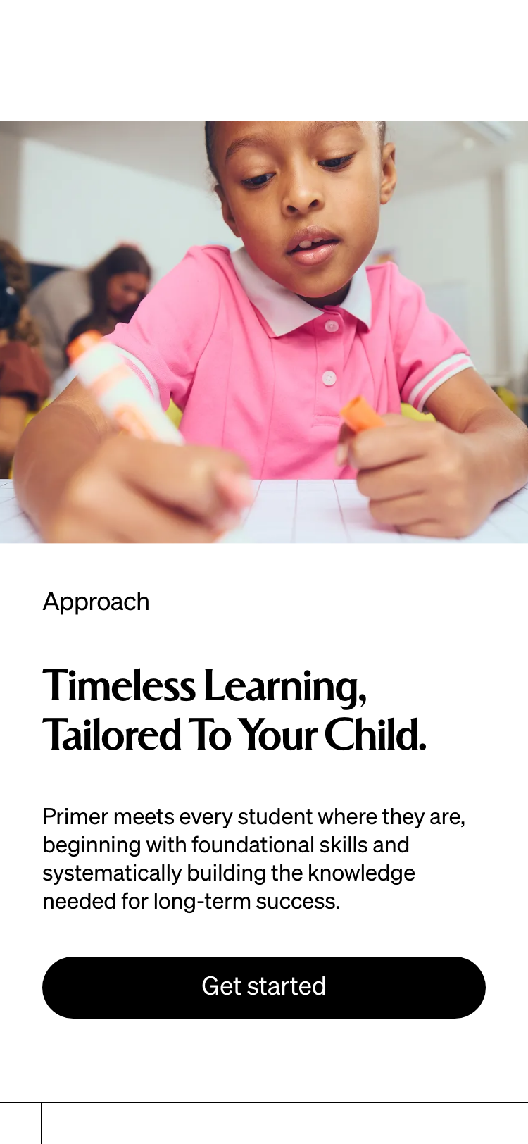 Primer · Features - mobile