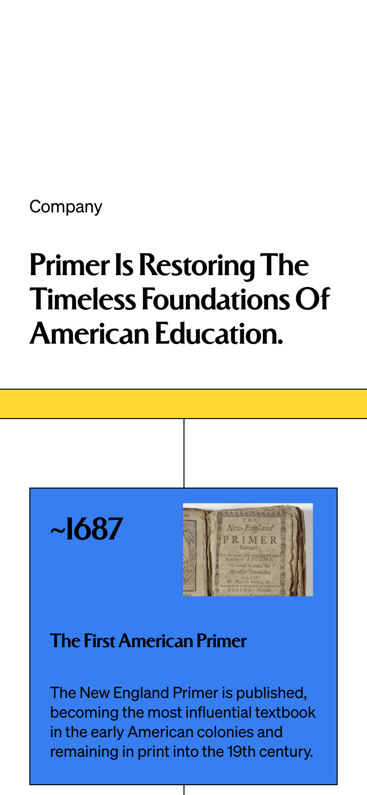 Primer · About - mobile