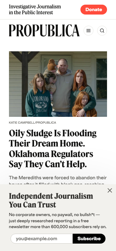 Propublica - mobile