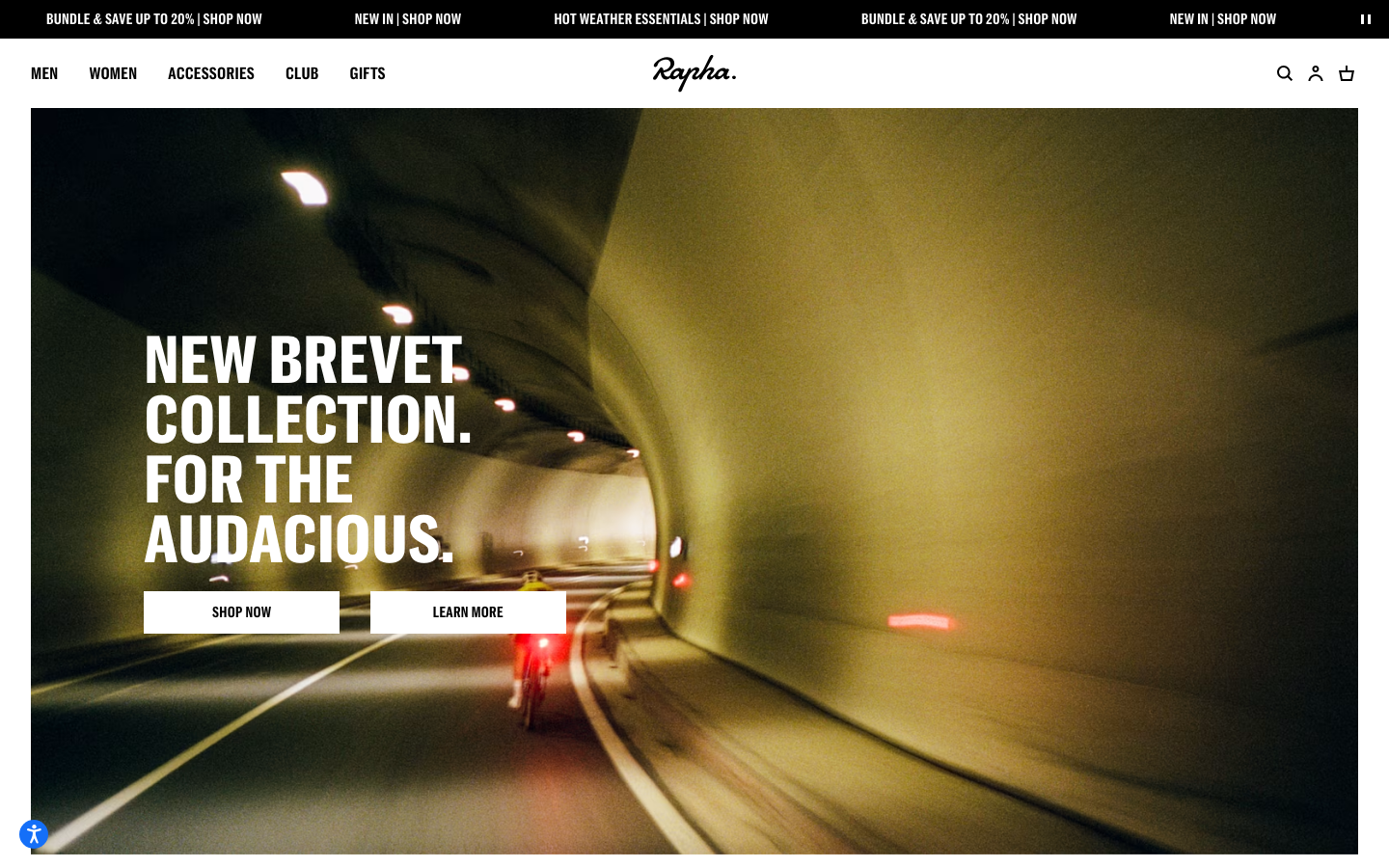We exist to inspire the world to live life by bike, because it’s never just a ride. Shop the world’s finest riding apparel, made by cyclists, for cyclists. · minimalism, editorial, swiss, ecommerce, creator, portfolio, hero-fullbleed, logo-cloud, hero-with-cta