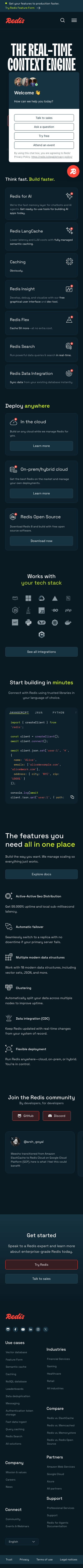 Redis - mobile full page