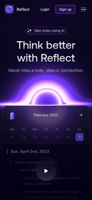 Reflect - mobile