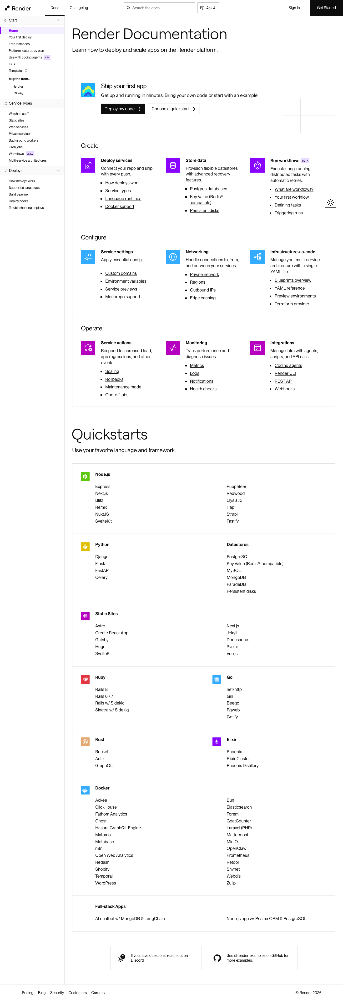 Render — Docs - full page scroll