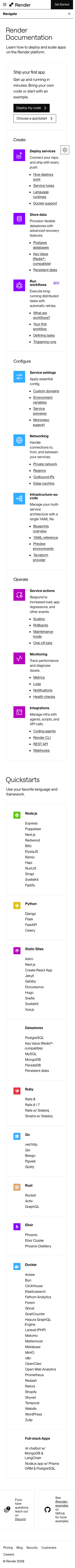 Render — Docs - mobile full page