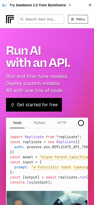 Replicate - mobile