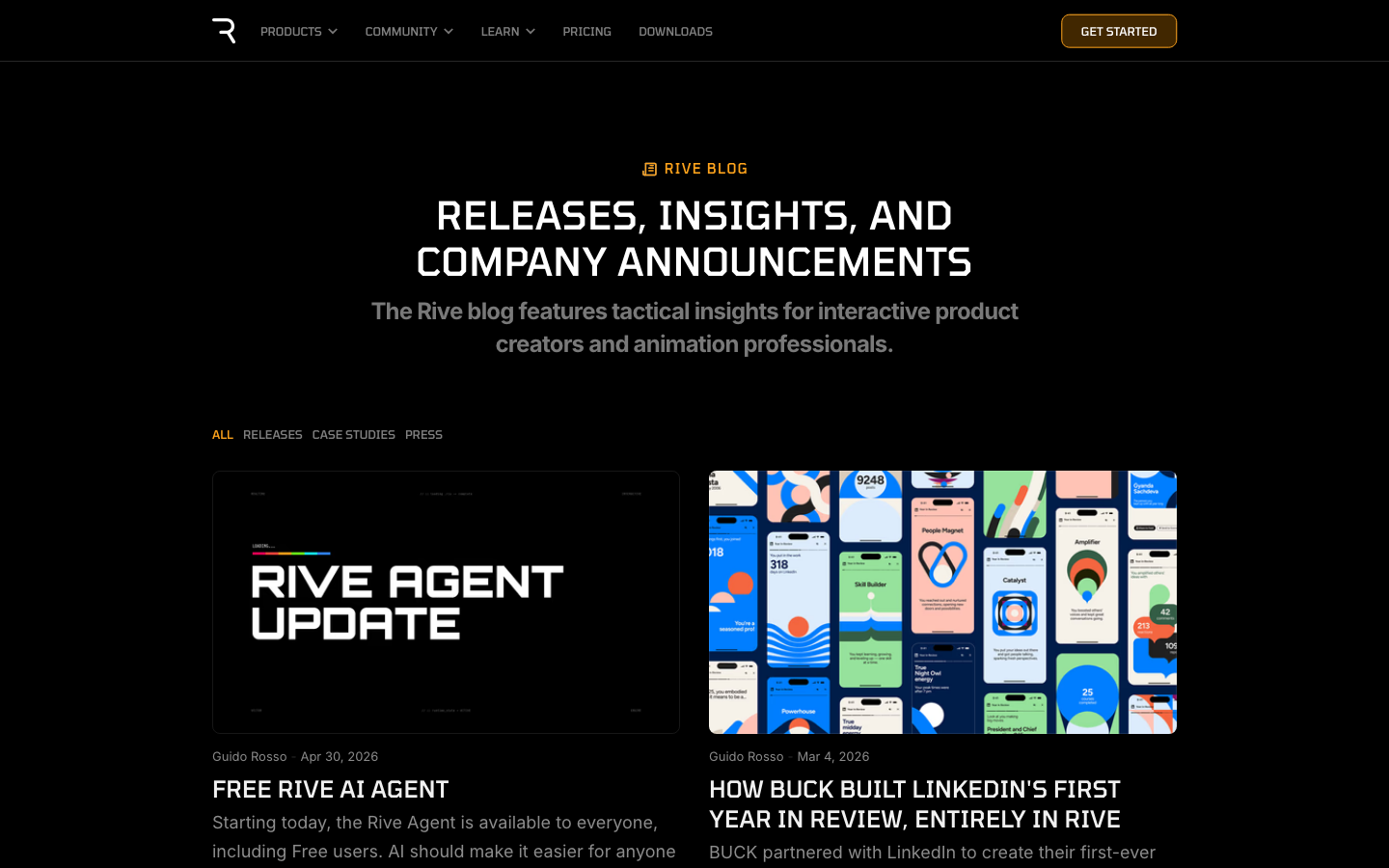 Rive — Blog - Blog