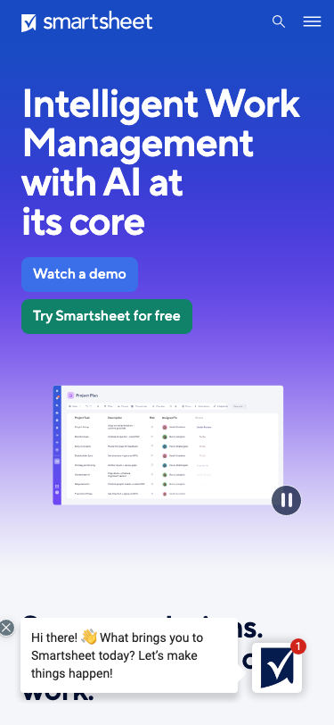 Smartsheet - mobile