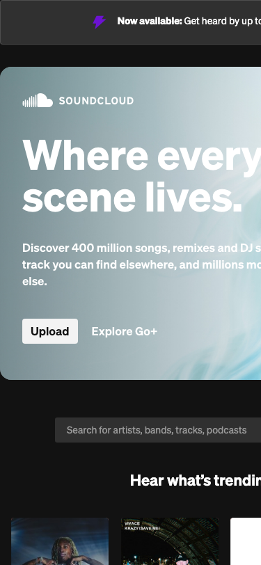 Soundcloud - mobile