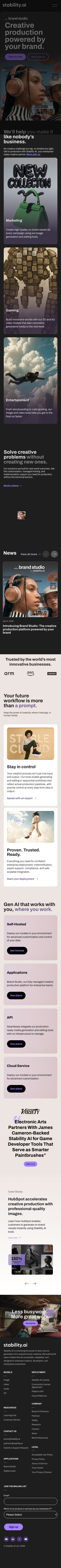 Stability - mobile full page
