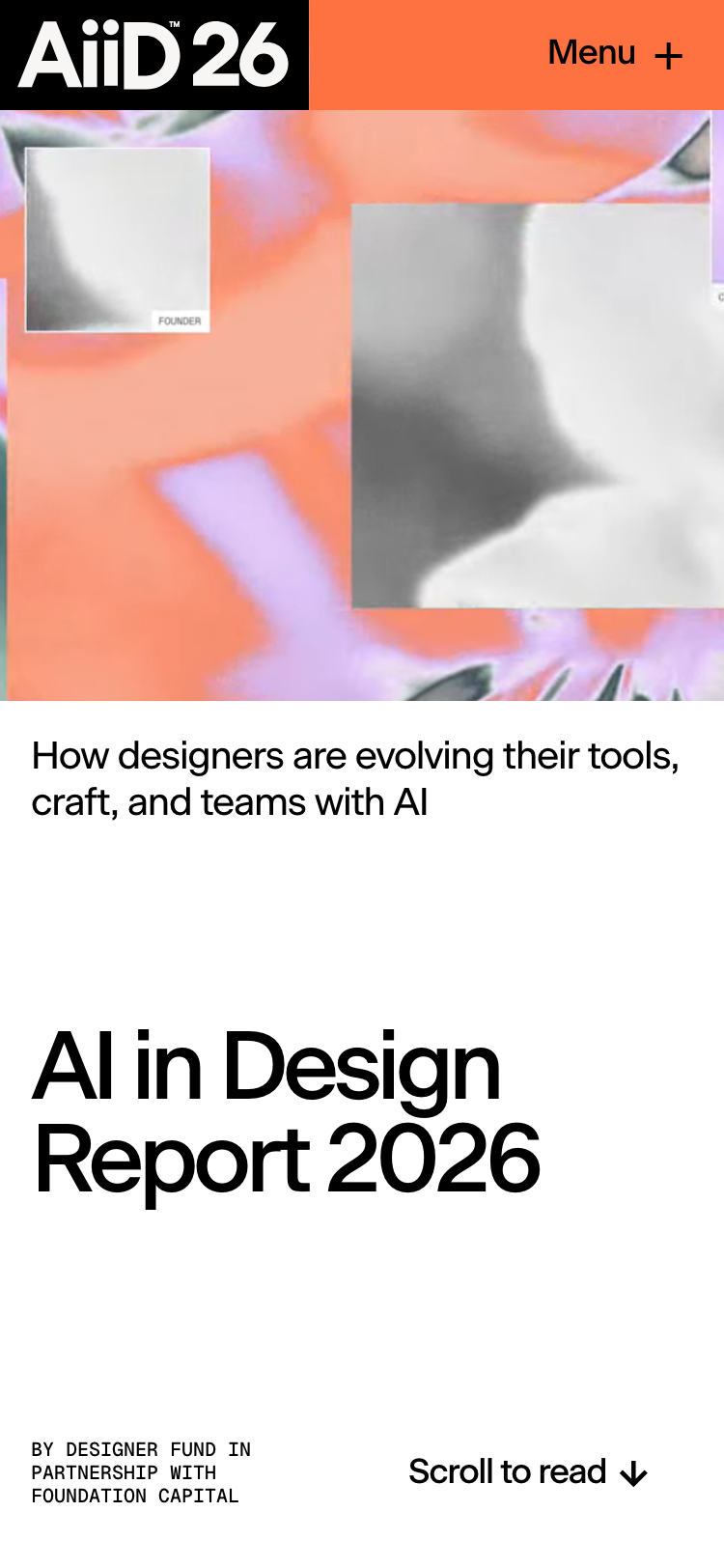 AI in Design Report 2026 - mobile