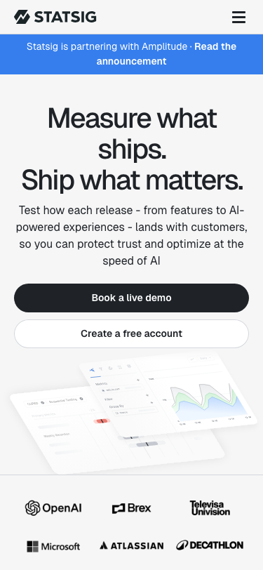 Statsig - mobile