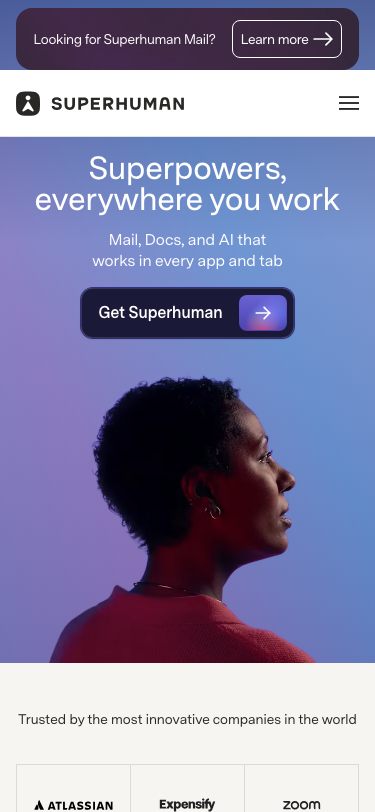 Superhuman - mobile
