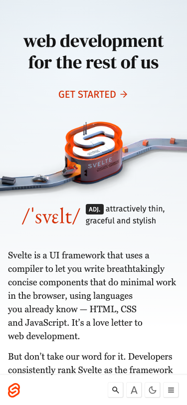Svelte - mobile
