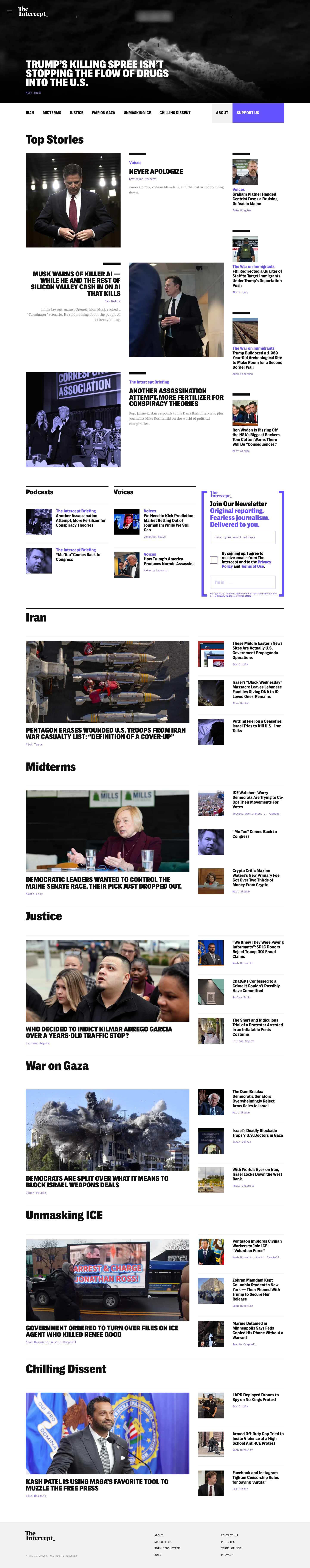 Theintercept - full page scroll