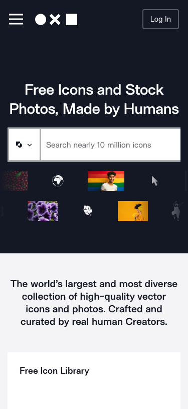Thenounproject - mobile