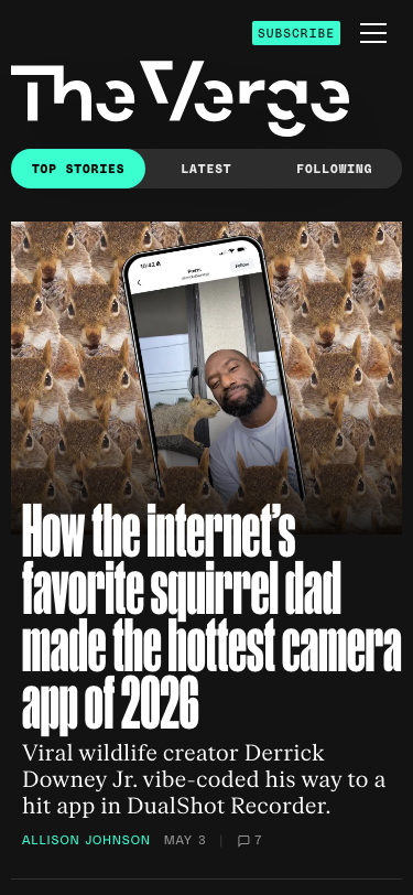 Theverge - mobile