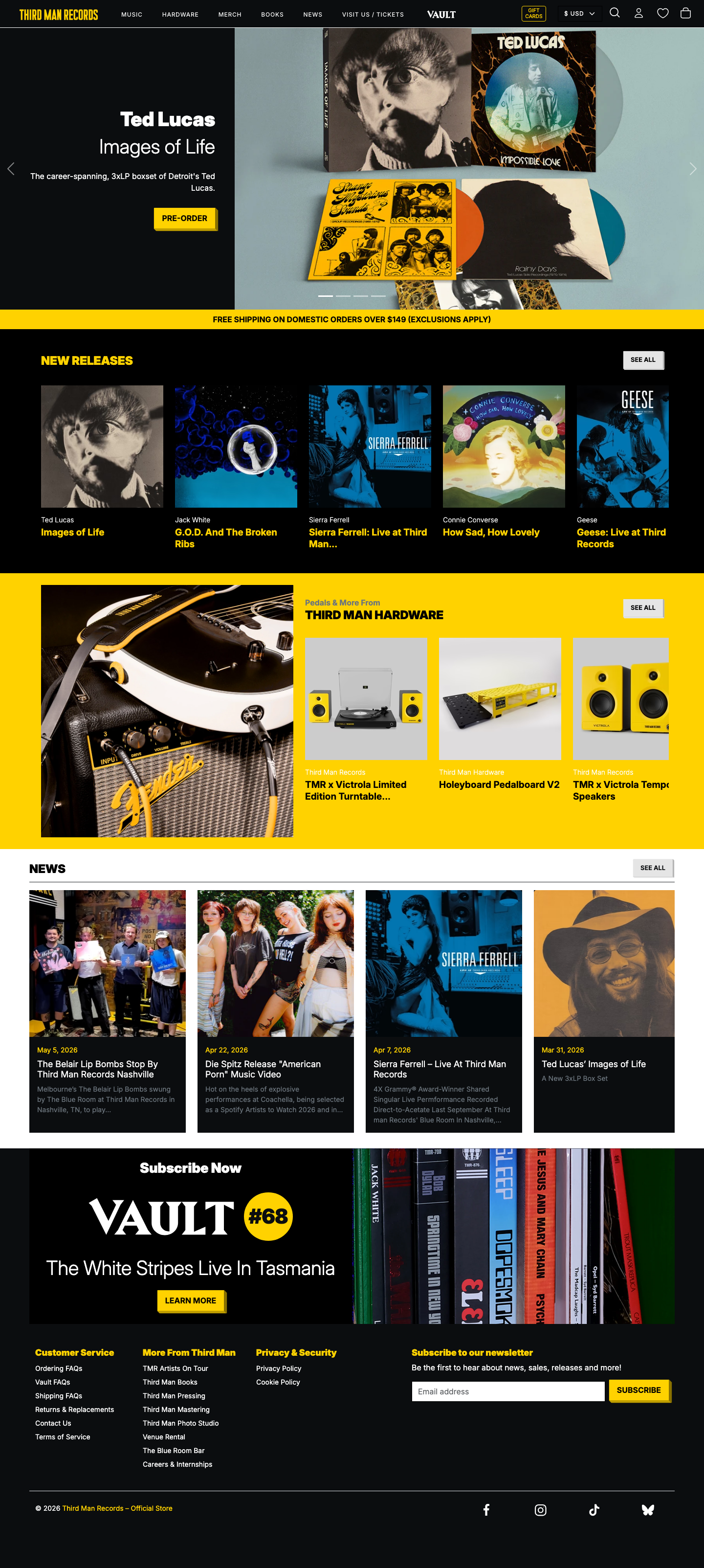 Thirdmanrecords - full page scroll