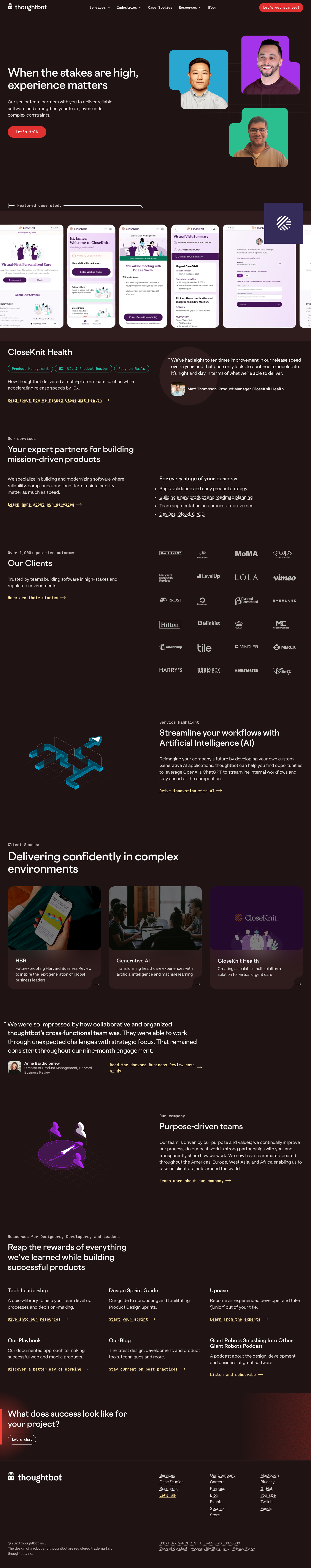 Thoughtbot - full page scroll