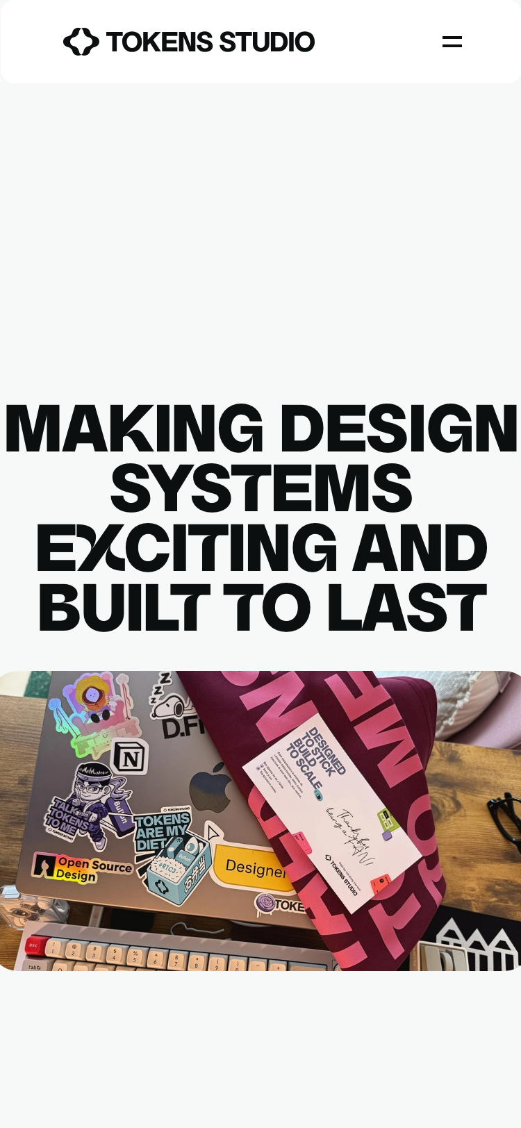 Tokens Studio · About - mobile