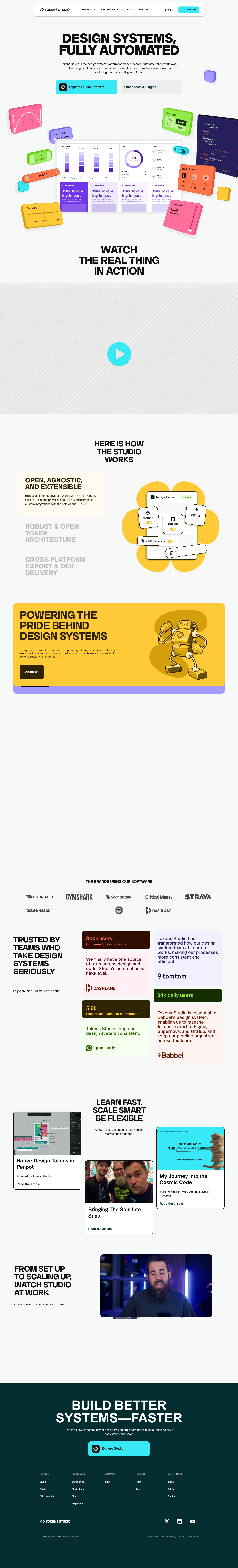Tokens Studio - full page scroll