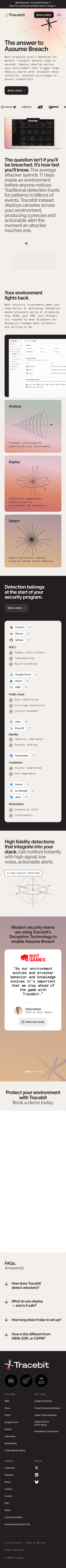 Tracebit - mobile full page