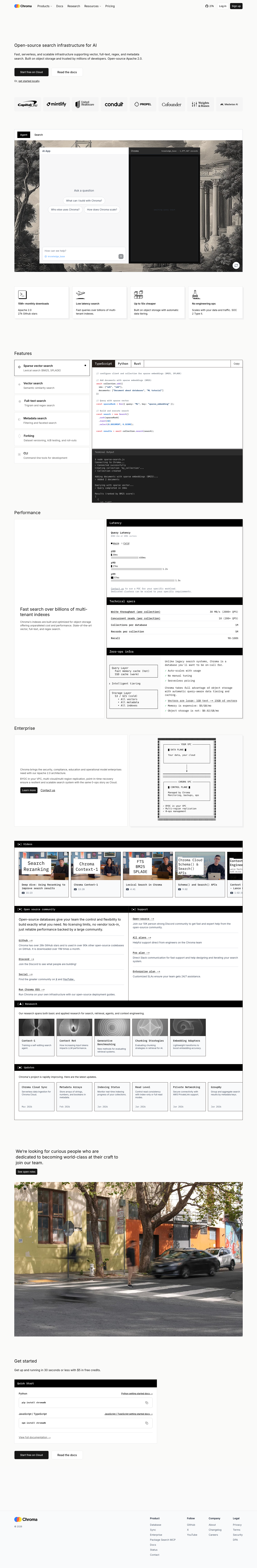 Trychroma - full page scroll
