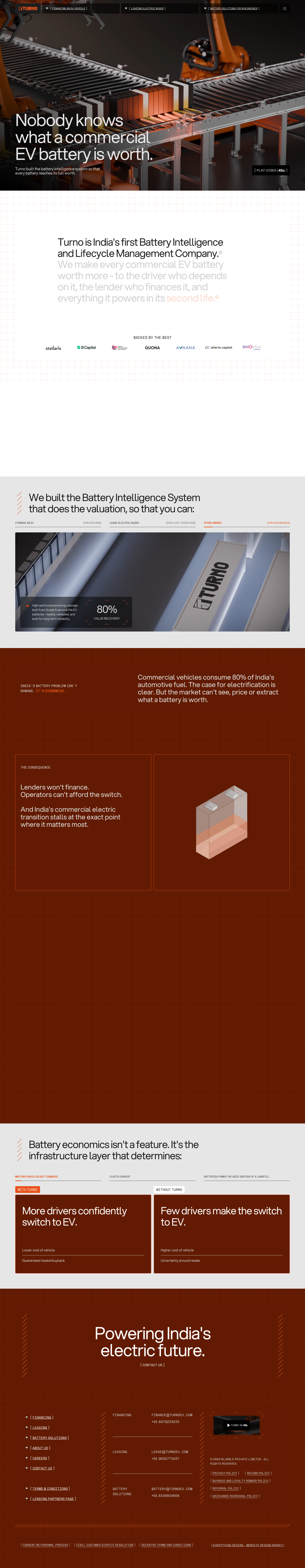 Turno - full page scroll