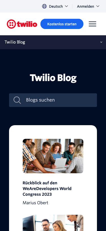 Twilio - mobile