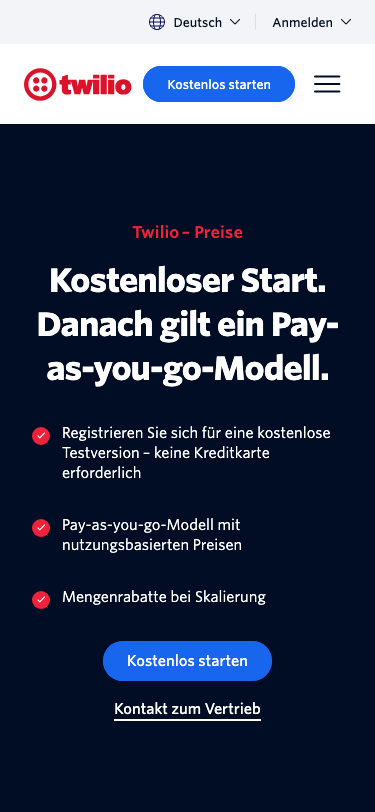 Twilio - mobile