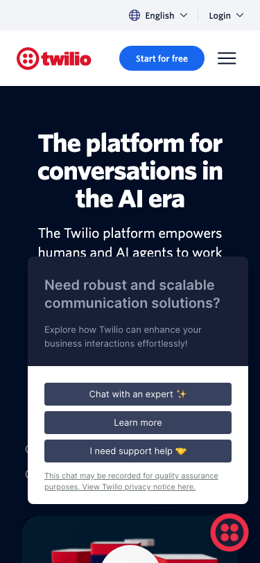 Twilio - mobile