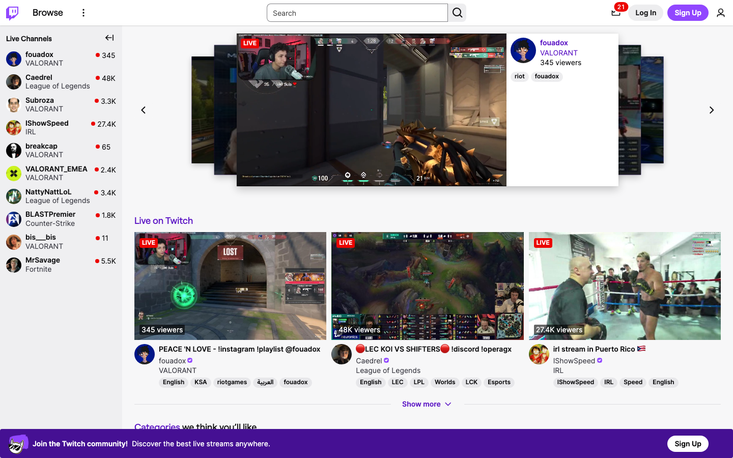 Twitch Tv