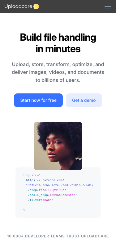 Uploadcare - mobile