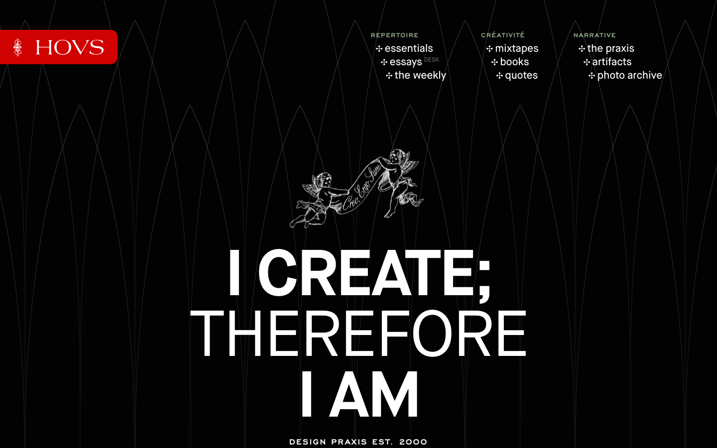 Vanschneider - The page prioritizes typographic hierarchy and negative space. Bold, geometric lettering dominates a stark black background, creating a sense of deliberate design and a focus on the brand's core identity.  ·  typography showcase, minimalist portfolio, black and white design, editorial design, type specimen, studio website, geometric typography, modern design, creative agency, design identity