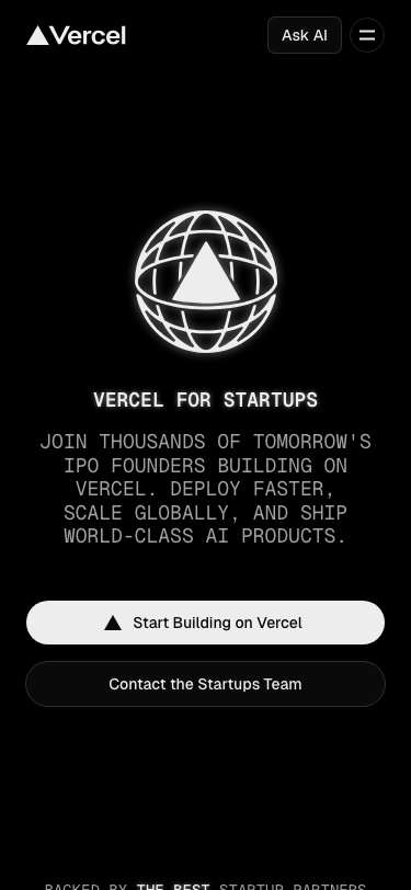 Vercel - mobile