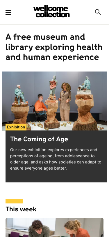 Wellcomecollection - mobile