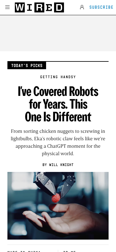 Wired - mobile