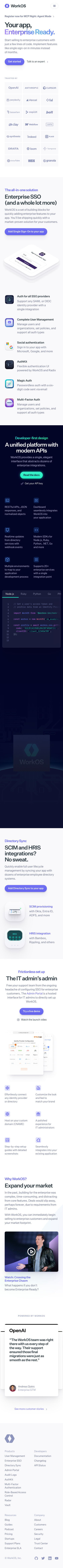 Workos - mobile full page