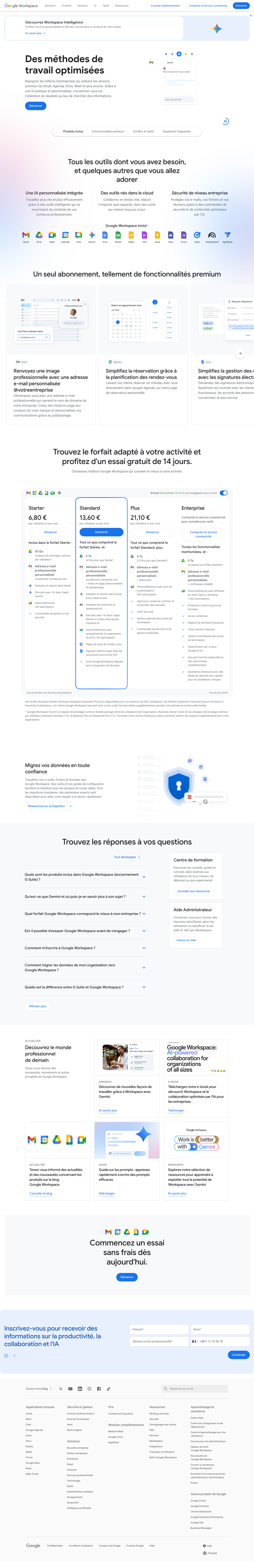 Workspace Google - full page scroll