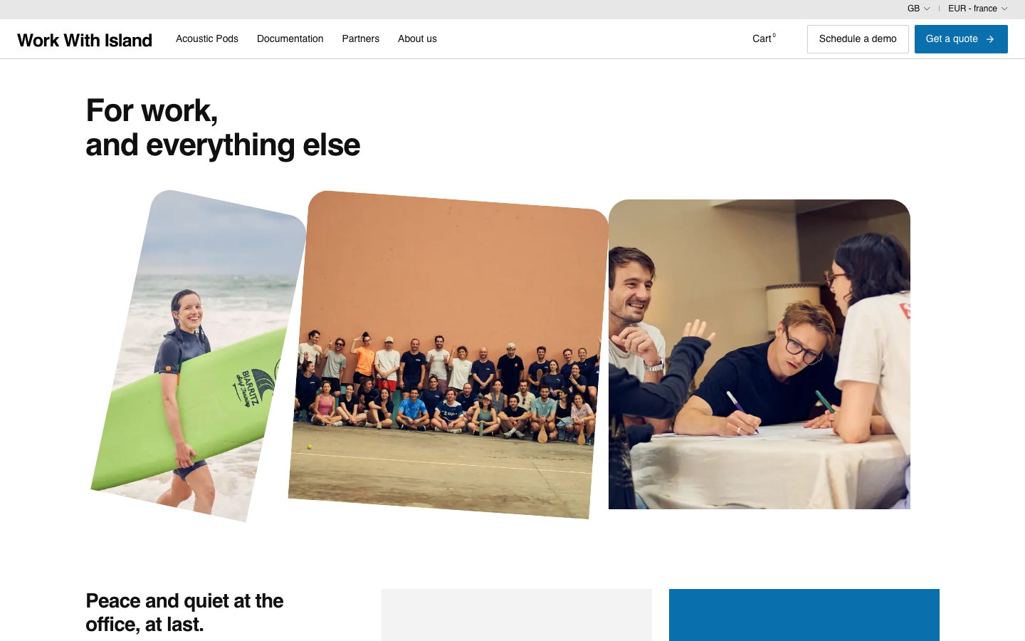 Work with Island · About - About