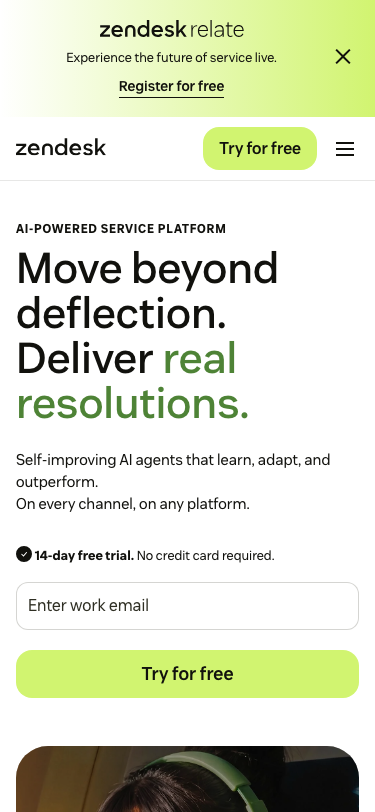 Zendesk - mobile