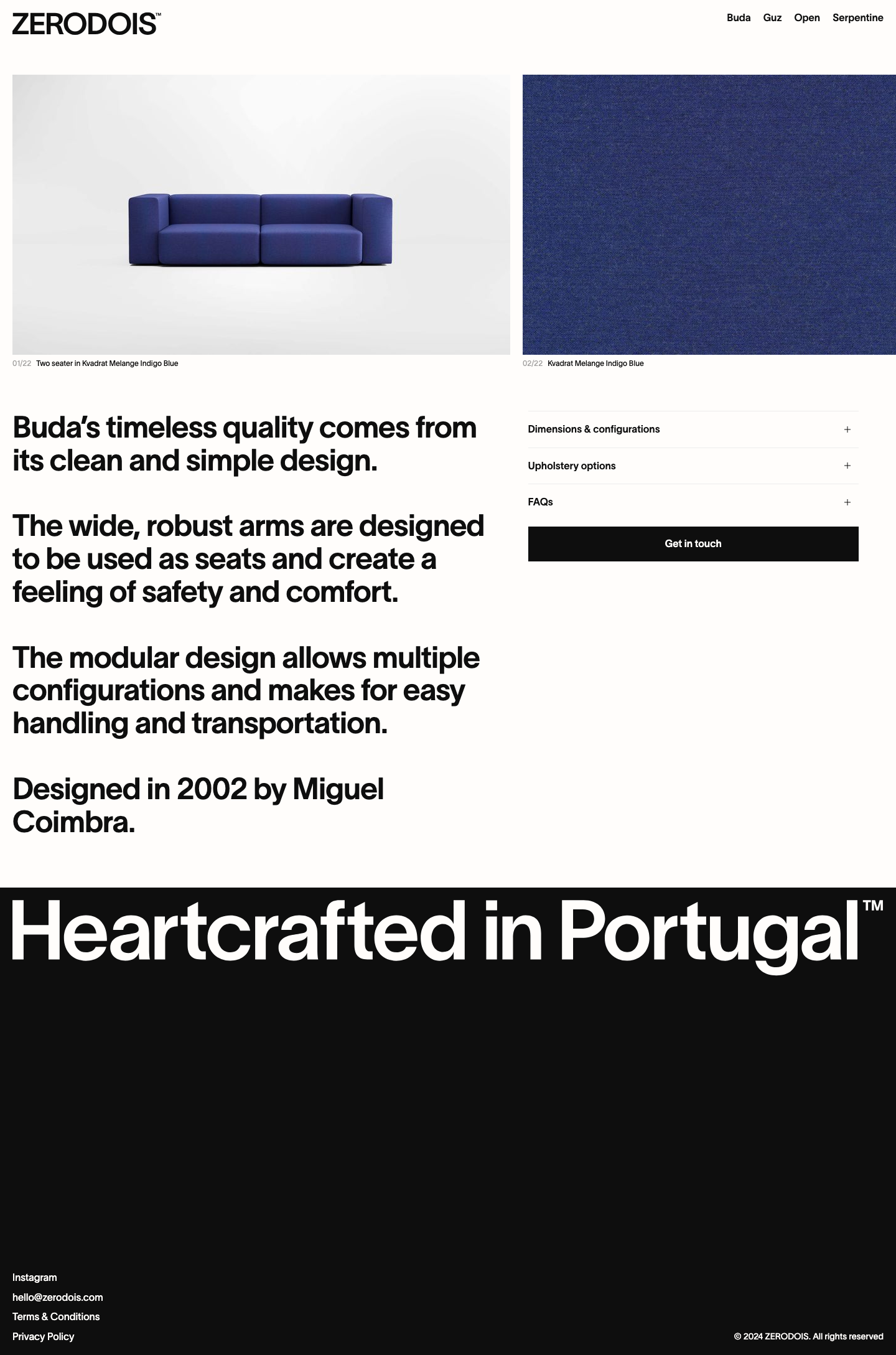 Zerodois · Buda - full page scroll