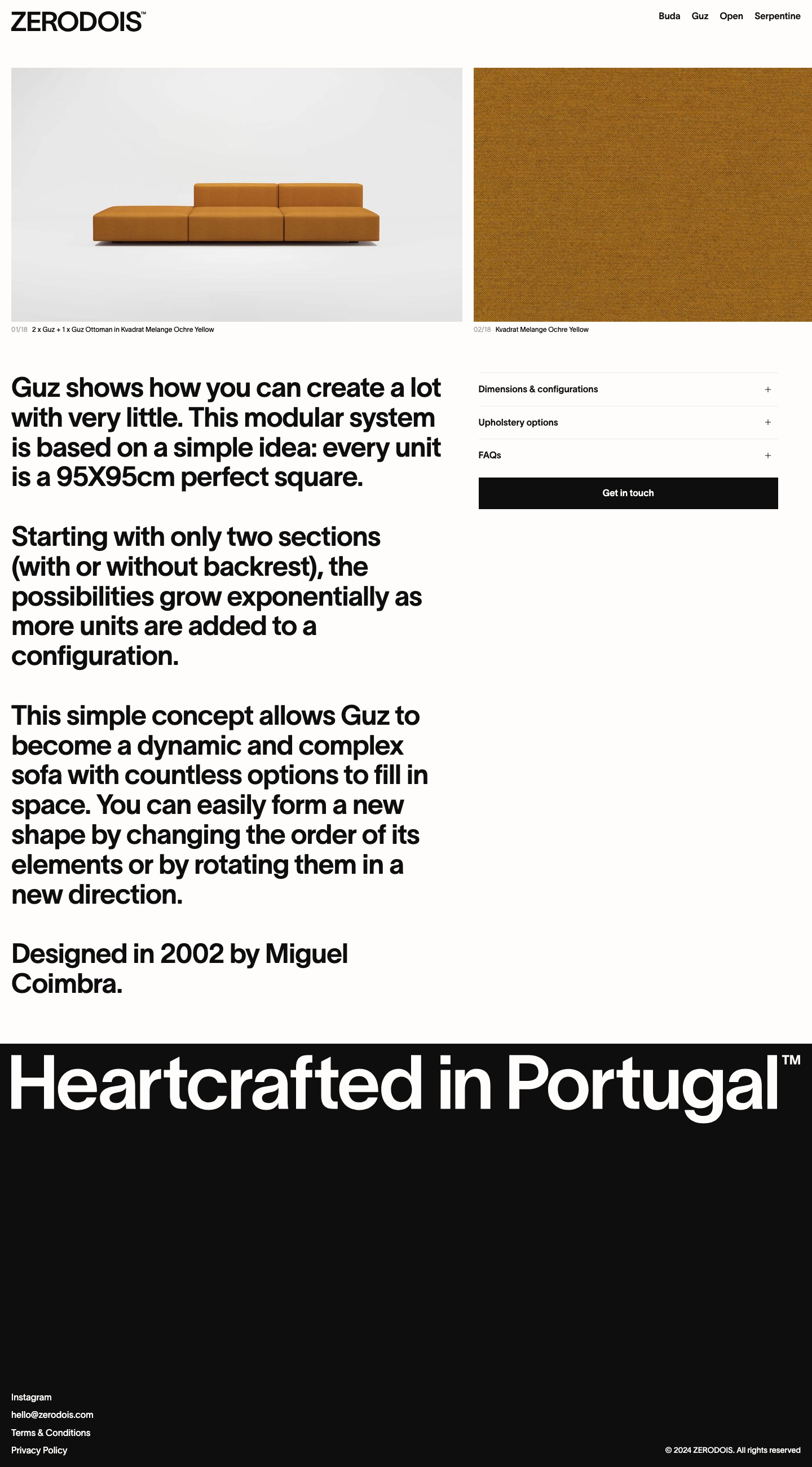 Zerodois · Guz - full page scroll