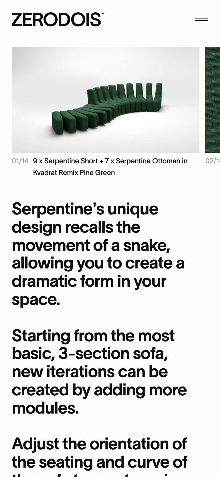 Zerodois · Serpentine - mobile